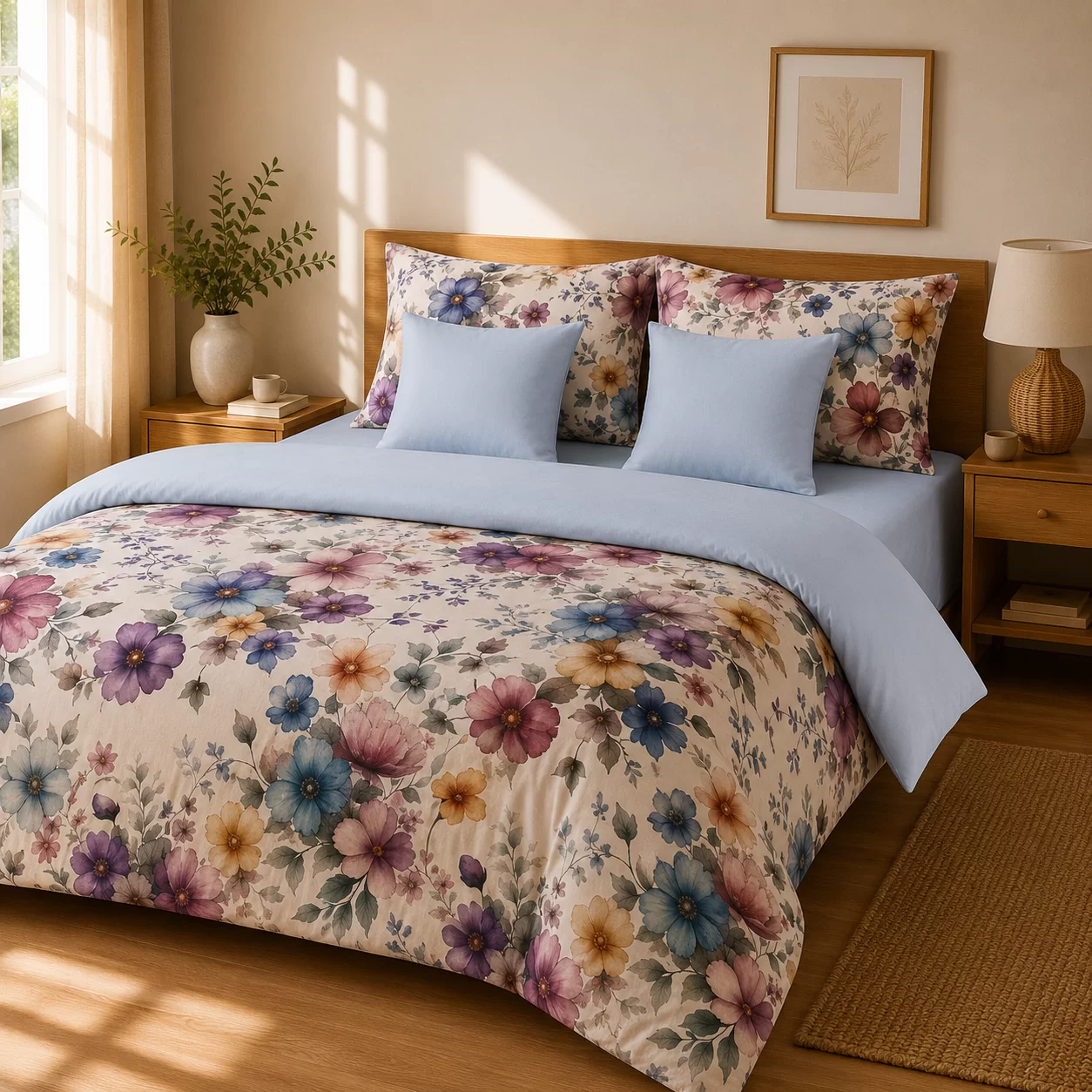 lenjerie-de-pat-bumbac-flori-multicolore-ad1-novalis-home Lenjerie de pat bumbac satinat flori multicolore 2 persoane ad2 – Novalis Home