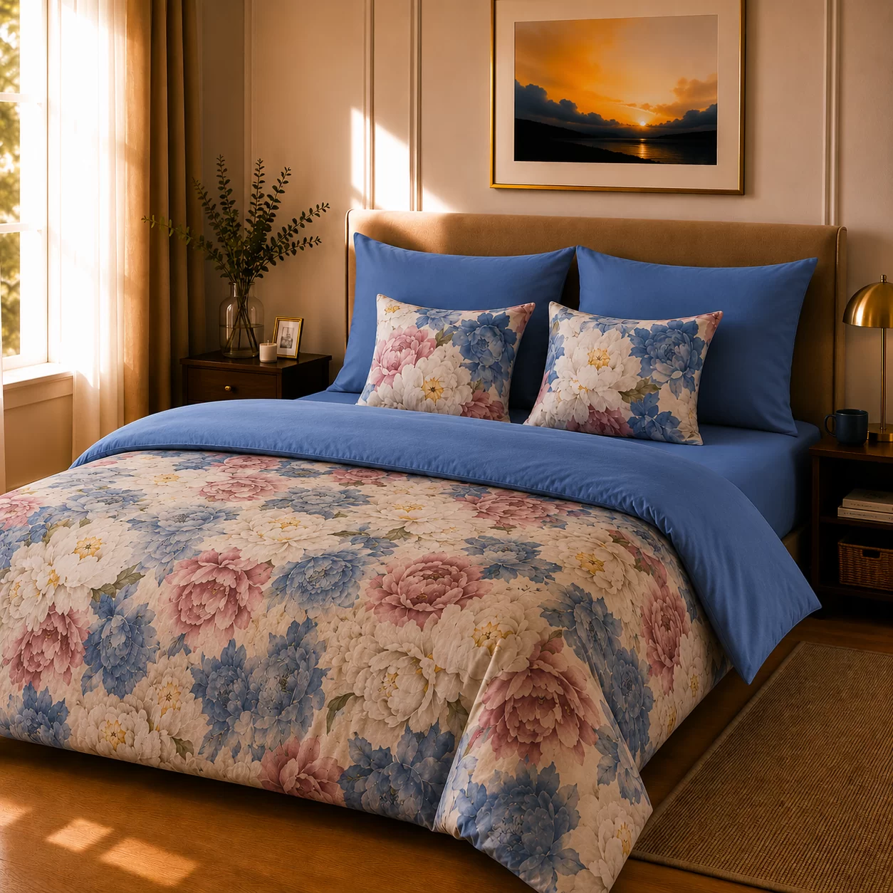 lenjerie-de-pat-bumbac-satinat-dalie-a2-novalis home Lenjerie de pat 100% bumbac satinat, dalie, 2 persoane a2 – Novalis Home