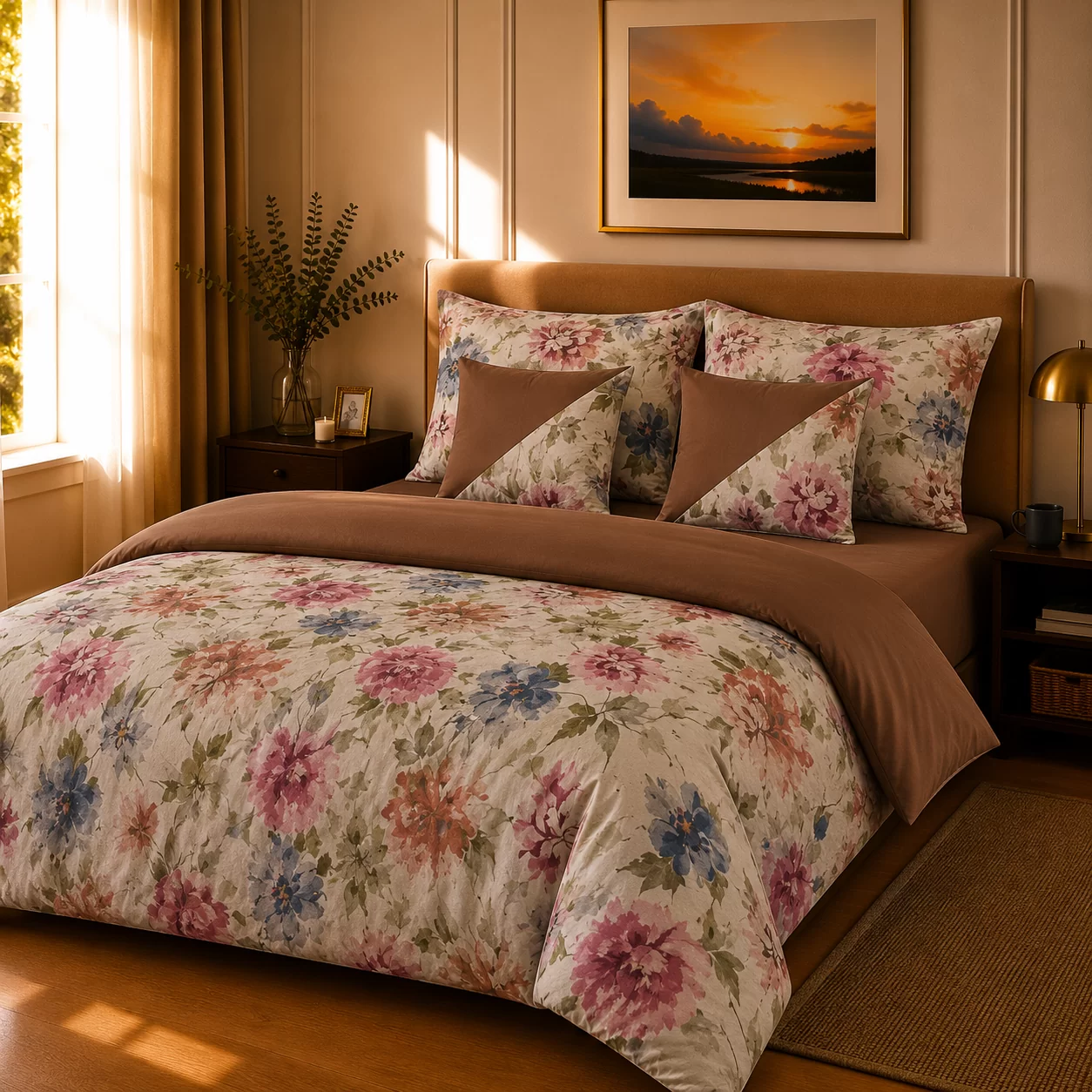 lenjerie-de-pat-bumbac-satinat-garoafe-m2-novalis home Lenjerie de pat bumbac satinat garoafe 2 persoane m2 – Novalis Home