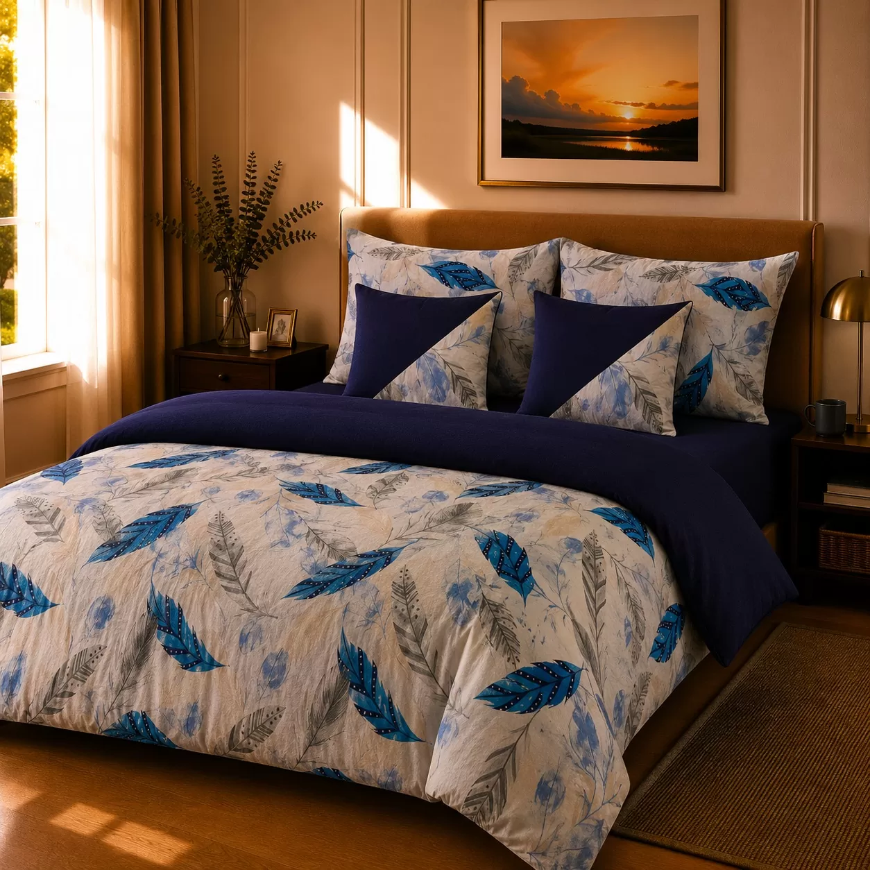 lenjerie-de-pat-bumbac-satinat-pene-a2m-novalis home