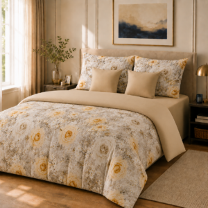 Lenjerie de pat bumbac satinat trandafir 2 persoane gb1- Novalis Home
