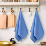 Prosop de bucatarie 100% bumbac waffle albastru – Novalis Home